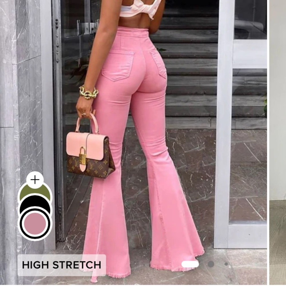 Pink bell jeans 💖